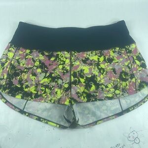 Lululemon high rise speed shorts